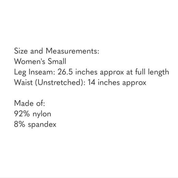 3 Pairs: Avalanche High Waisted Cropped Pants, Blue, Green, Black, Size Small - Picture 6 of 6